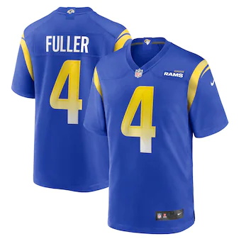 mens nike jordan fuller royal los angeles rams game player 